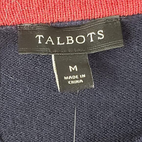 Talbots Women’s Size Medium Black Red Pullover Sweater Scotty Dog Novelty New - Picture 6 of 8